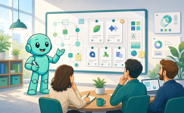 Namero presenting an agency naming workflow for client brand projects